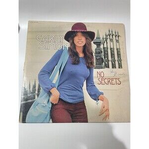 Carly Simon No Secrets LP 1972 Elektra You're So Vain The Right Thing To Do